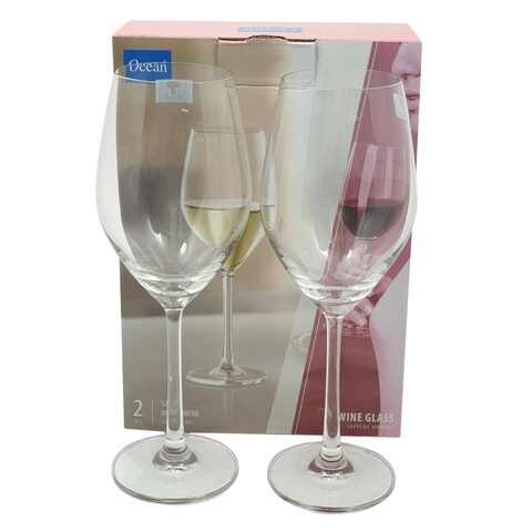 Ocean Sante Wine Glass White 340ml x 2 Pieces
