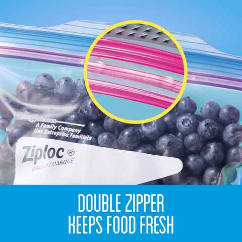 Ziploc freezer store bags quart