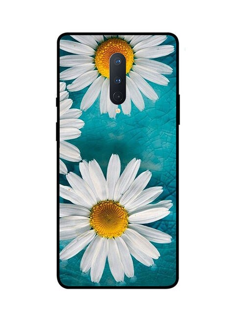 Theodor - Protective Case Cover For Oneplus 8 Blue/White/Yellow