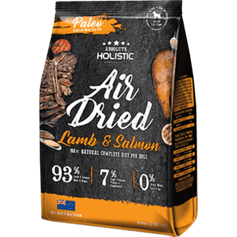 Absolute Holistic Air Dried Dog Diet - Lamb & Salmon 1kg