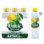 Buy Volvic Touch of Fruit Lemon Lime Water 500mlx6 in UAE