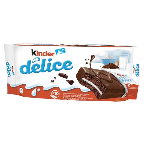 Kinder Delice Cacao Chocolate Cereals 39g Pack of 10