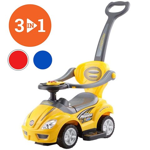 Car with handle cheap to push for toddlers