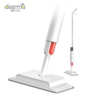 Deerma TB900 2 in1 Smart Cordless Handheld Rotatable Sweeper With Water Spraying Mop Floor Cleaner   230ml Dustbin   0.28 L Water Tank   360 Rotation - White