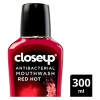 Closeup Red Hot Antibacterial Mouthwash 300ml