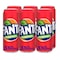 Fanta Strawberry Carbonated Soft Drink Can 330ml Pack of 6