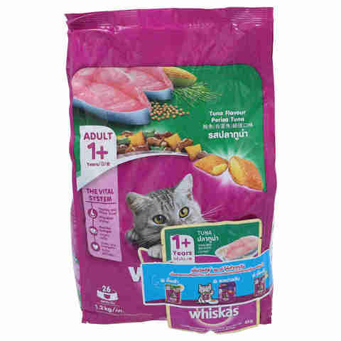 Whiskas Tuna Flavour Cat Food Adult 1+ 1.2Kg