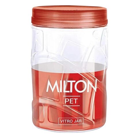 ميلتون مرطبان فيترو 750 مل لون أحمر / شفاف