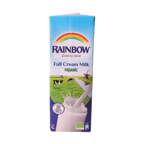 Rainbow Organic UHT Milk Ful Fat 1L