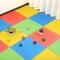 Rainbow Toys - Floor Mat Red Foam Exercise Mat 2.5cm Puzzle Game Pad Non- Slip Stitch Interlock EVA Mat size: 100x100x2.5cm