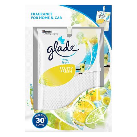 Glade Hang It Fruity Fresh Car And Home Air Freshener 8g