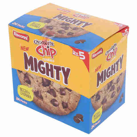 Bisconni Chocolate Chip Cookies Mighty Bigger &amp; Chunkier 24 Packs