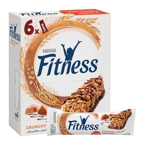 Buy Nestle Fitness Crunchy Caramel Cereal Bar 23.5g Pack of 6 in Saudi Arabia
