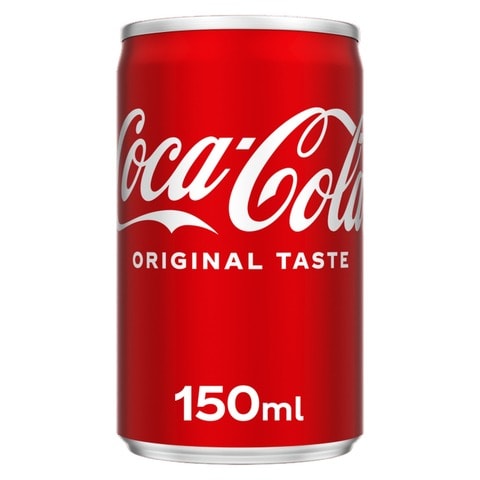 Coca-Cola Original Taste Carbonated Soft Drink Can 150ml