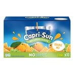 Buy Capri-Sun No Added Sugar Orange Drink 200ml Pack of 10 in UAE