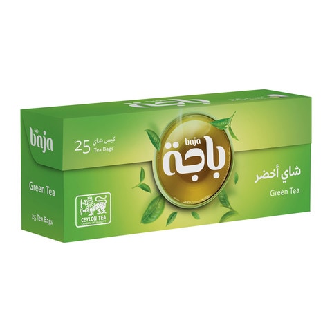 اشتري باجة شاي اخضر 25 قطع في السعودية
