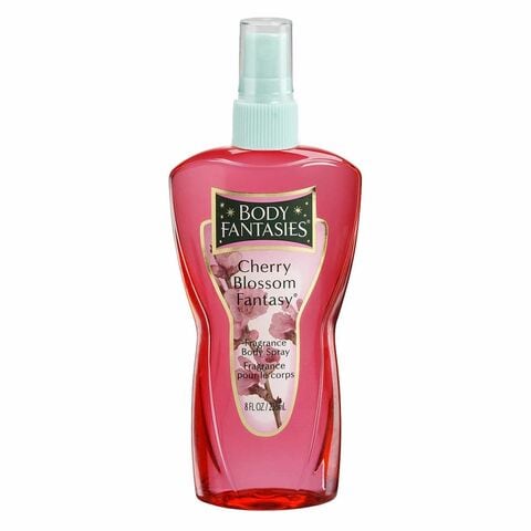 Body Fantasies Signature Japanese Cherry Blossom Fragrance Body Spray Purple 236ml