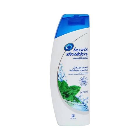 Head &amp; Shoulders Refreshing Menthol Anti Dandruff Shampoo 200ml