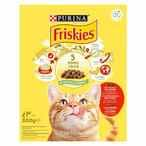 Buy Purina Friskies Dry Cat Food With A Tasty Mix Of Beef And Chicken And With Vegetables 300g in UAE