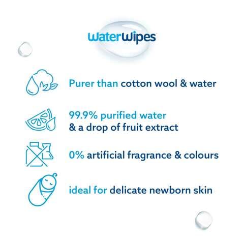 Water Wipes Purest Baby 60 Wipes 