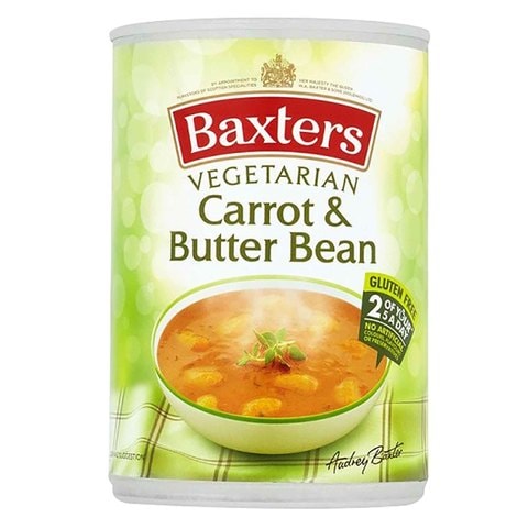 Baxters Carrot And Butter Beans Vegetarian Soup 400g