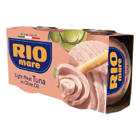 Rio Mare Light Meat Tuna In Olive Oil 160g Pack of 2