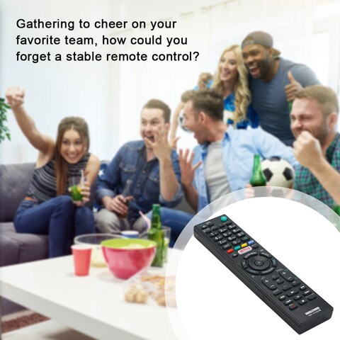 Generic-Smart Replacement Remote Control for SONY TV Portable Size TV Remote Controller Easy to Grab Black