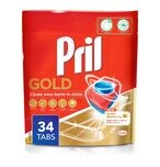 Buy PRIL GOLD EXTRA POWER AGAINST BURNT IN SHINE EFFECT DISHWASHER 652.8G in Kuwait