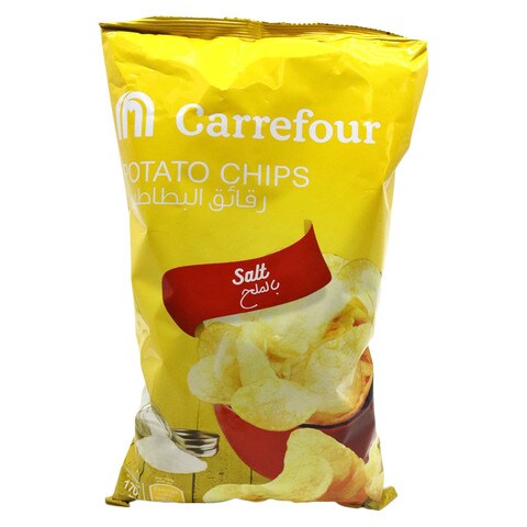 Carrefour Salted Potato Chips 170g