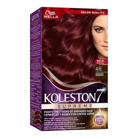 Wella Koleston Supreme Hair Color 4/6 Burgundy