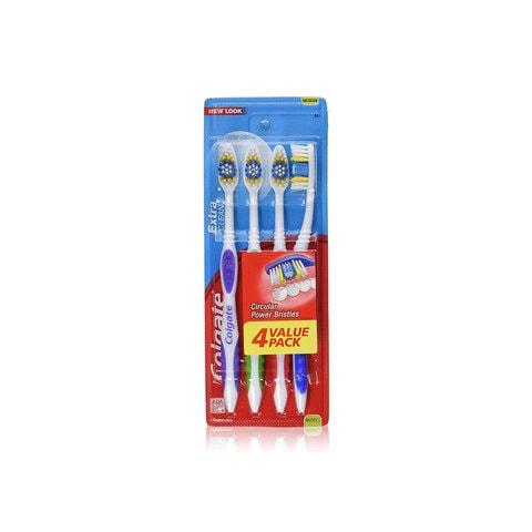 Colgate Toothbrush Extra Clean Medium 4pcs