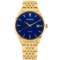 CITIZEN DZ0062-58L Quartz Analog Blue Dial Gold Stainless Steel Men&#39;s Watch