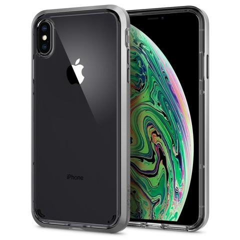 Spigen iPhone XS Max Neo Hybrid CRYSTAL cover/case - Satin Silver