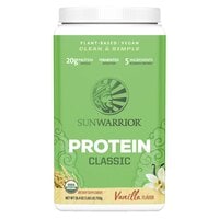 Sunwarrior Organic Protein Classic Chocolate Flavour Dietary Supplement 750g