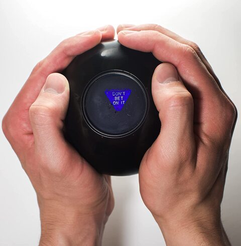 Buy Magic Eight Ball: Fortune Telling Magic 8 Black Ball Original Retro (10  cm) Online - Shop Stationery & School Supplies on Carrefour UAE