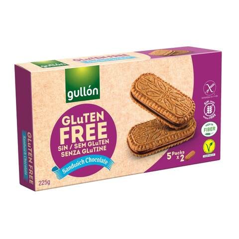 Gullon Gluten Free Chocolate Filled Sandwich Biscuit 225g