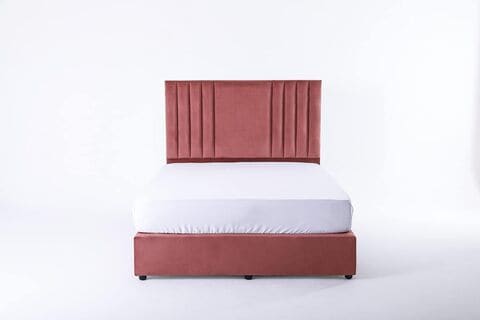 Velvet deals pink bed