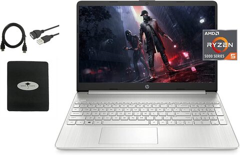 HP 15s / Silver HP 15.6&quot; FHD, Ryzen 5-5500, FHD Micro-Edge Flagship Laptop, AMD Ryzen 5 5500U 6-Core (Beat i7-1160G7, Up To 4GHz), 16GB RAM, 1TB PCIe SSD, Windows 11