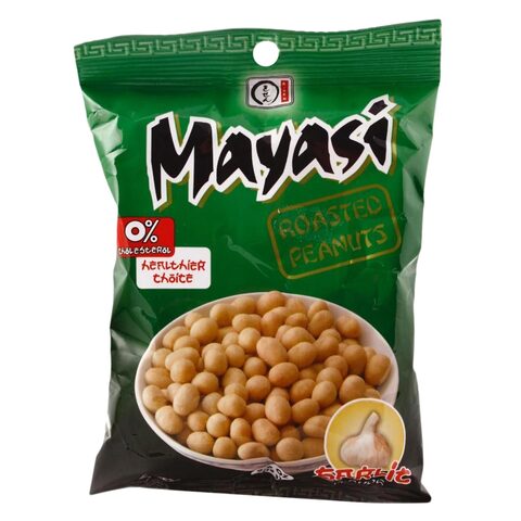 Mayasi Roasted Peanuts Garlic Flavour 55 Gram