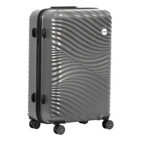 Biggdesign Moods Up Medium Suitcase With Wheels Hardshell Luggage With Spinner Wheel Travel Suitcases With Wheels Lock System Lightweight Antracite Medium 24 Inch