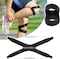 Aiwanto 2 Pack Knee Strap Dual Knee Bands Adjustable Knee Brace Breathable Runners Knee Strap Sweat Absorbent Strap