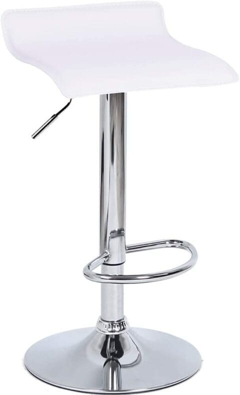 Adjustable on sale white stool