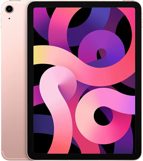 Apple iPad Air 10.9&quot; (2020 - 4th Gen), Wi-Fi, 256GB, Rose Gold, International Version [With Arabic Language/Keyboard]