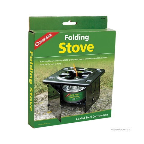 Coghlan - Folding Stove  9957,Compact Design Makes It Easy To Carry Anywhere While Hiking