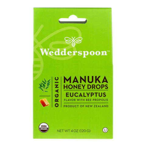 Wedderspoon Organic Eucalyptus Flavoured Manuka Honey Drop 120g