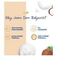 Dove Nourishing Secrets Restoring Ritual Body Wash With Renew Blend technology Coconut Oil and Almond Milk With &frac14; moisturising cream 500ml