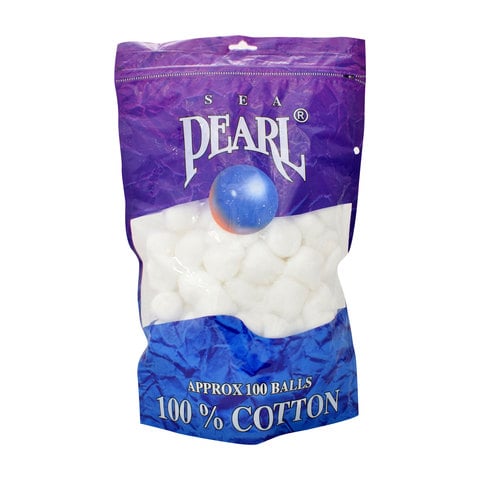 Buy Sea Pearl Cotton 100 Balls White Online - Shop Beauty