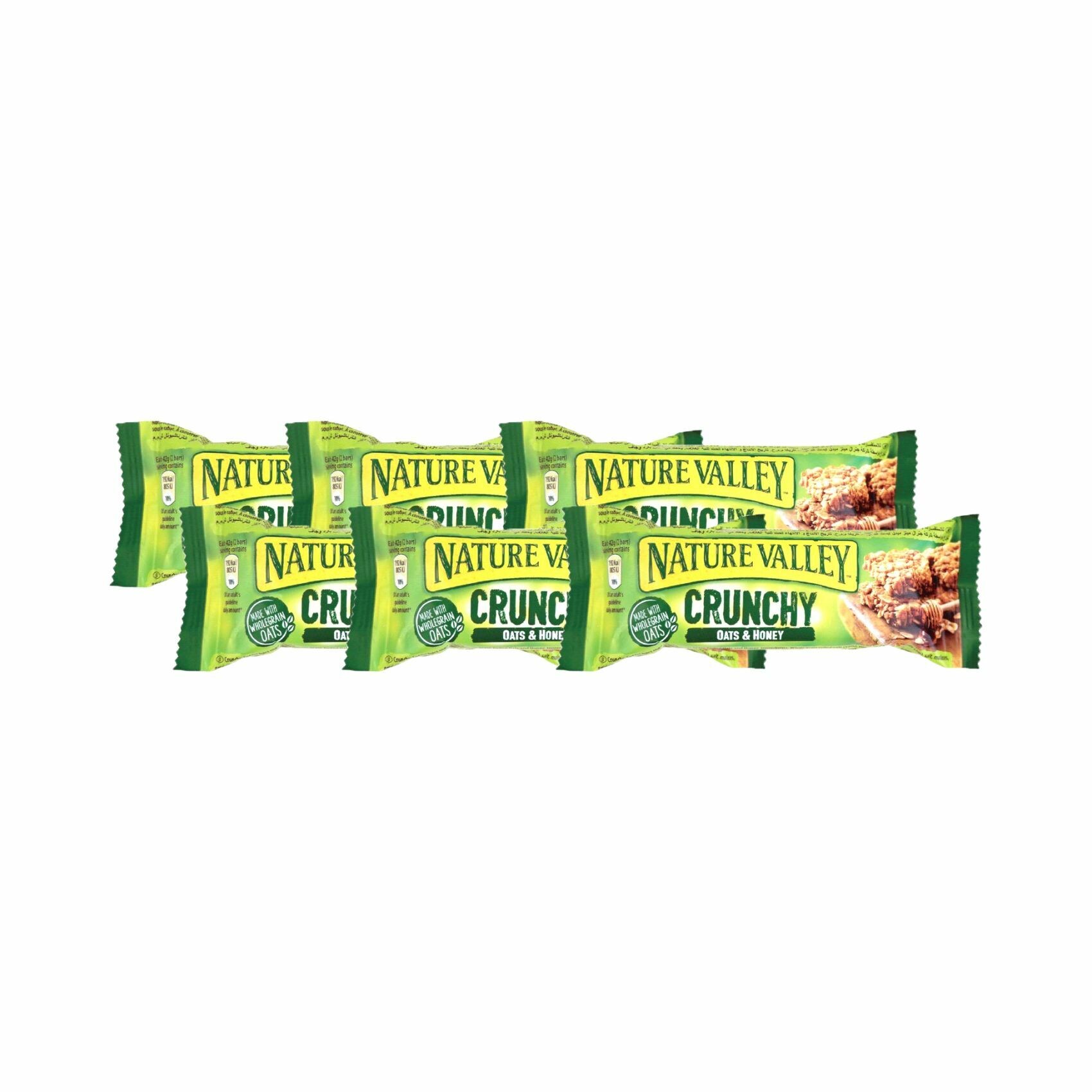 Buy Nature Valley Crunchy Granola Bars Oats And Honey 42g X6 Online Shop Food Cupboard On Carrefour Uae