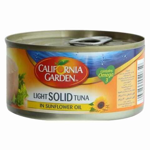 California Garden Light Tuna Solid In Sunflower Oil 185g