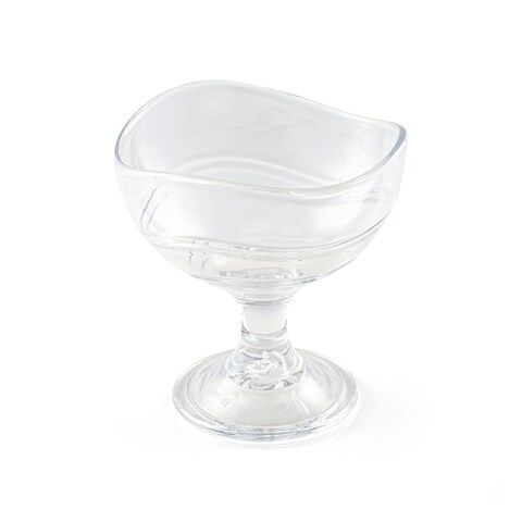 Transparent PC Ice Cream Cup 250 ml 10.6x10.5x11.8 cm